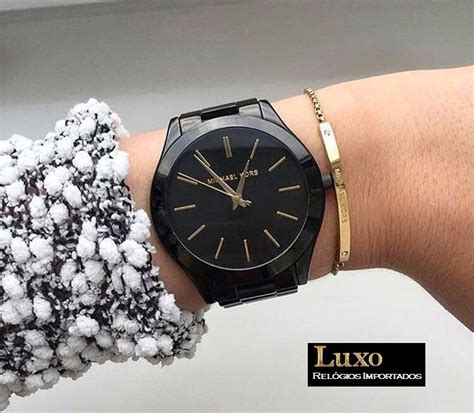 relogio michael kors feminino preto|Michael Kors watches for women.